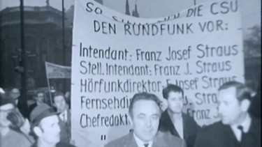 Proteste für die Rundfunkfreiheit | Bild: Bayerischer Rundfunk 2024