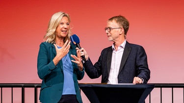 BR-Intendantin Katja Wildermuth und Moderator Stefan Parrisius | Bild: BR