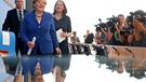 Angela Merkel bei der Sommerpressekonferenz in Berlin | Bild: picture-alliance/dpa