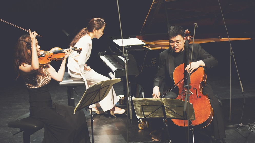 Finalisten "Lux Trio" aus Südkorea - Semifinale Klaviertrio - ARD-Musikwettbewerb 2018 | Picture: © Daniel Delang