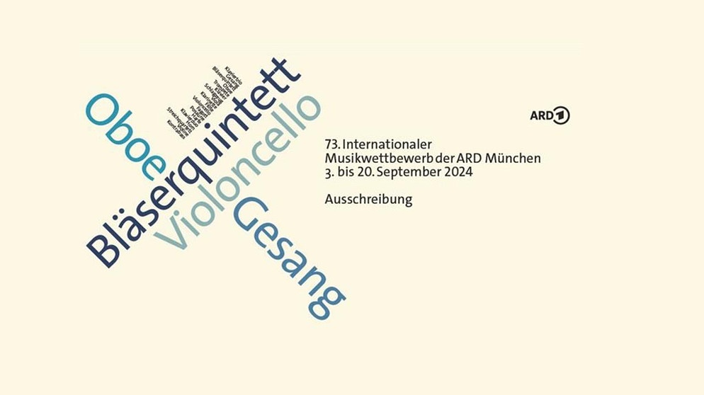 Cover Ausschreibung ARD-Musikwettbewerb  | Bild: ARD-Musikwettbewerb