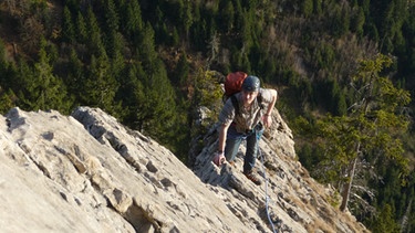 Klettern beim Aggenstein und Grünten | Bild: BR; Georg Bayerle