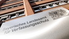 Schild Bayerisches Landesamt für Verfassungsschutz | Bild: BR