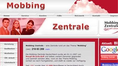 Internetseite von Mobbing-Zentrale.de | Bild: Mobbing-Zentrale.de