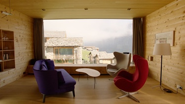 Innenraum, Ferienhäuser in Vals | Bild: BR