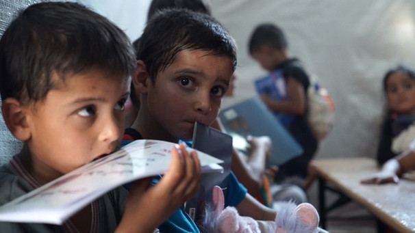 Syrische Flüchtlingskinder im Libanon | Bild: Rebekka Preuß