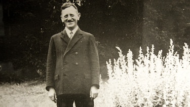 Adolf Pfaffinger auf einer alten Schwarz-Weiß-Fotografie | Bild: BR