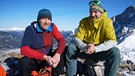 Ulli Steiner und Michi Düchs am Berg im Gespräch | Bild: BR
