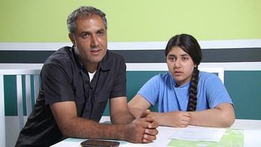 Vater Hossein und die Tochter | Bild: BR
