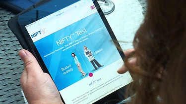 Werbung für einen NIFTY-Test im Internet | Bild: BR