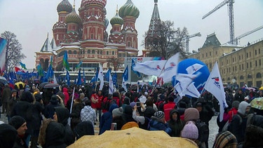 Pro-Putin-Demo | Bild: BR