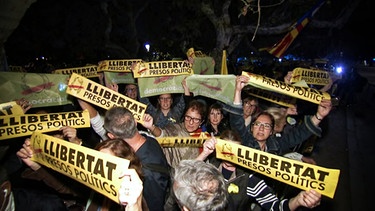 Demonstration in Barcelona | Bild: BR