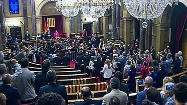 Das katalanische Parlament | Bild: BR