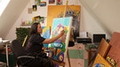 Liliana Martinez in ihrem Atelier. | Bild: BR
