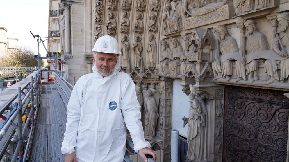 Das millimetergenaue 3D-Model vom Notre Dame, dass Steohan Albrecht erstellt hat. | Bild: Fotorechte: Stephan Albrecht