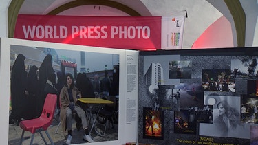 Ausstellungsfotos der "World Press Photo"-Ausstellung in Kitzingen. | Bild: BR