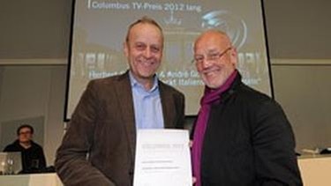 Herbert Stiglmaier mit VDJR-Vorstand Dr. Dietsch | Bild: Volker Otto