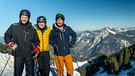 Skifahren in Retro-Skigebieten: Schmidt Max unterwegs mit Felix Neureuther am Herzogstand | Bild: André Goerschel/BR