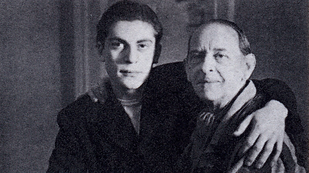 Eugen Herman-Friede mit Vater (1942) | Bild: Eugen Herman-Friede