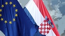 Europäische Union und Kroatien | Bild: dapd, BR, Montage BR