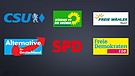 Landtagsparteien in Bayern | Bild: BR
