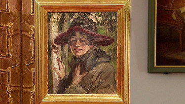 Ein Originalgemälde von Lovis Corinth ist mehrere zehntausend Euro wert. Dieses Porträt einer "Frau mit Schleier" wurde ihm im Auktionskatalog angeblich auch zugeschrieben. Oder hieß es dort "zuzuschreiben"? Geschätzter Wert: 6.000 Euro | Bild: BR