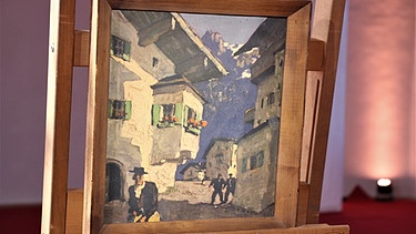 Das Motiv stammt von dem berühmten Alfons Walde: ein Exemplar der Serie "Sommer in Tirol" aus den Dreißigerjahren. Aber ist dieser Dachbodenfund wirklich ein echtes Gemälde? Das wäre eine Sensation! Geschätzter Wert: 200 Euro | Bild: BR