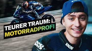 Valentin Folger will Motorradprofi werden. | Bild: BR