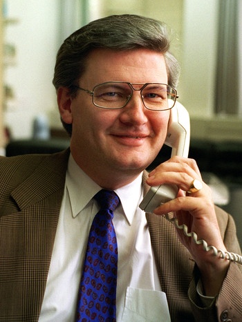 Sigmund Gottlieb in den 90er Jahren | Bild: picture-alliance/dpa