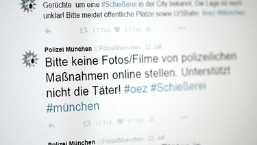 Twitter der Münchner Polizei | Bild: BR