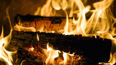 Feuer im Kamin  | Bild: picture-alliance/dpa