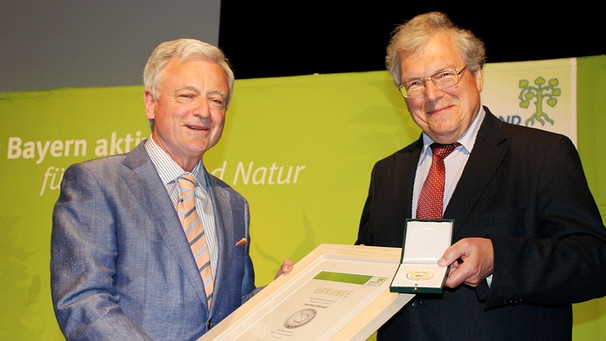 BN-Vorsitzender Hubert Weiger und Hartmut Stumpf | Bild: BR