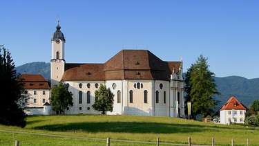 Wieskirche von Norden | Bild: Kath. Wallfahrtskuratiestiftung St. Josef-Wies