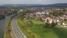 Forchheim wird geteilt durch den Rhein-Main-Donau-Kanal und die A73 | Bild: BR