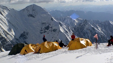 Lager 3 am Nanga Parbat auf 6600 Meter Höhe. | Bild: BR