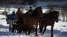 Unter unserem Himmel- Sanfter Tourismus in den Alpen: Pferdekutsche im Schnee | Bild: BR