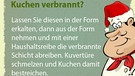 Notfalltipp bei verbranntem Kuchen | Bild: BR/Wir in Bayern/colourbox