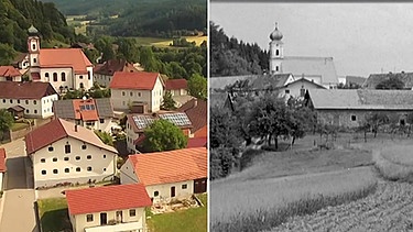 Perasdorf bei Straubing vor 60 Jahren und heute | Bild: BR