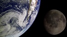 Erde und Mond  | Bild: NASA