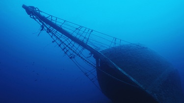 Schiffswrack auf dem Meeresboden | Bild: picture-alliance/dpa