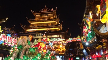 Laternenfest zum mehrtägigen Neujahrsfest in China | Bild: Nina Lehfer