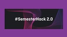 Logo vom #Semesterhack 2.0 | Bild: Hochschulforum Digitalisierung (HFD)