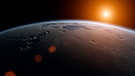 Sonnenaufgang Weltall Planet Erdoberfläche | Bild: picture alliance / Markus Gann/Shotshop | Markus Gann