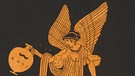 Eos, die griechische Göttin der Morgenröte, den Römern als Aurora bekannt (aus einem antiken Original, reproduziert in Panofka, "Sitten und Gebräuche der Griechen" (1849). | Bild: picture-alliance/dpa