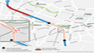 Karte: Ausbau Frankenschnellweg in Nürnberg | Bild: BR 