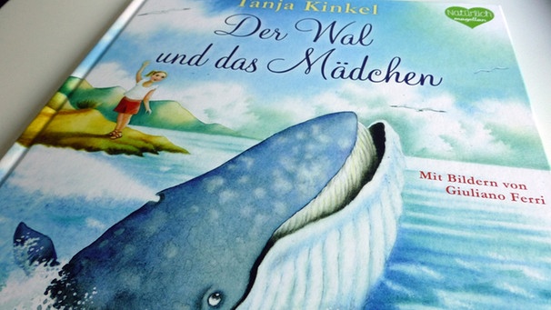 Buchcover: Der Wal und das Mädchen, Tanja Kinkel | Bild: magellan; Foto: BR-Studio Franken