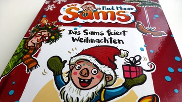 Cover von Paul Maar: Das Sams feiert Weihnachten | Bild: Oetinger-Verlag; Foto: BR-Studio Franken