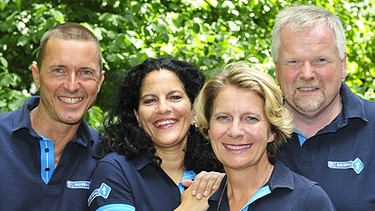 von links: Jürgen Gläser, Irina Hanft, Susanne Günther und Eberhard Schellenberger | Bild: BR-Regionalstudio Mainfranken / Ansgar Noeth