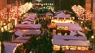 Weihnachtsmarkt Ansbach bei Nacht | Bild: Stadt Ansbach