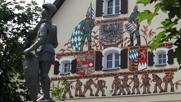 Fresko an der Alten Post in Gräfenberg | Bild: Stadt Gräfenberg
